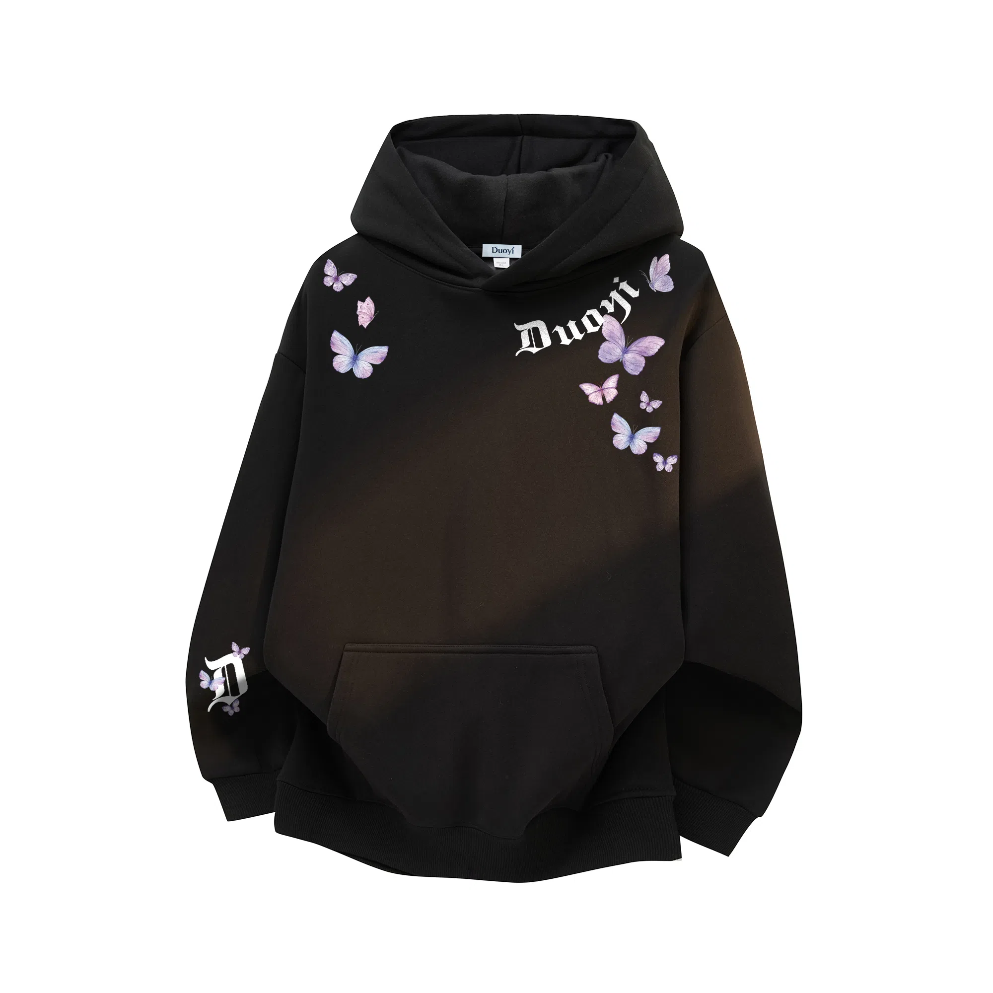 Duoyi Butterfly Logo Hoodie