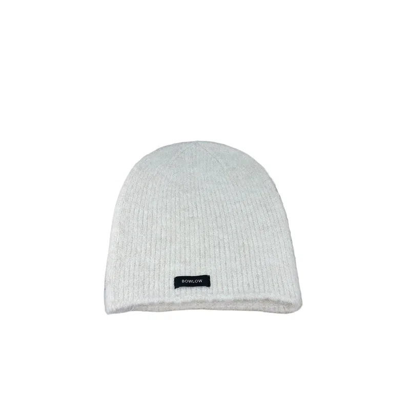 冠辉 韩系高级感秋冬大头围复古显脸小保暖灰色冷帽复古卷边 羊毛 帽子 女款