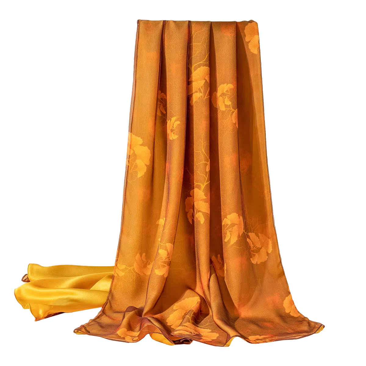 一米画纱 古典国风精致优雅迷梦迷情双层真丝高档气质长款披肩 桑蚕丝 丝巾 女款