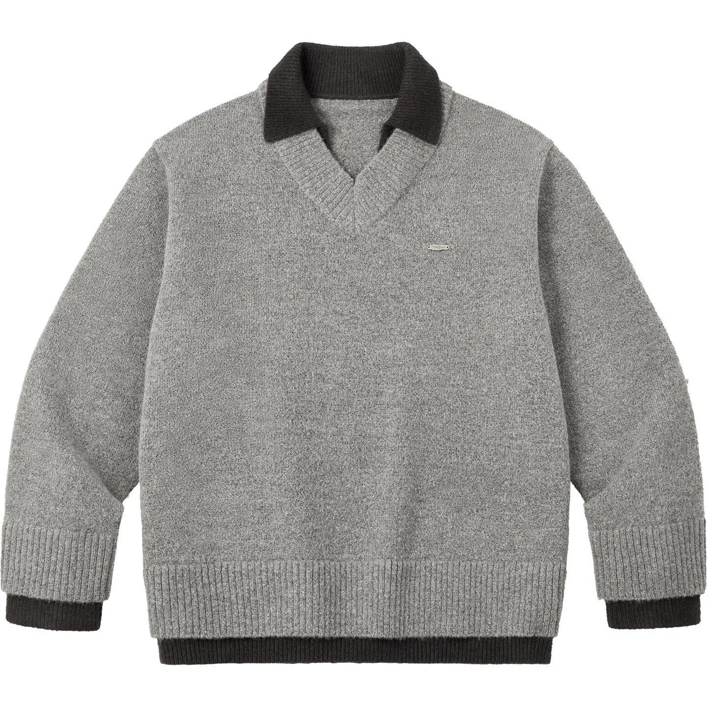 PSO Brand MIU V-Neck Knit Sweater