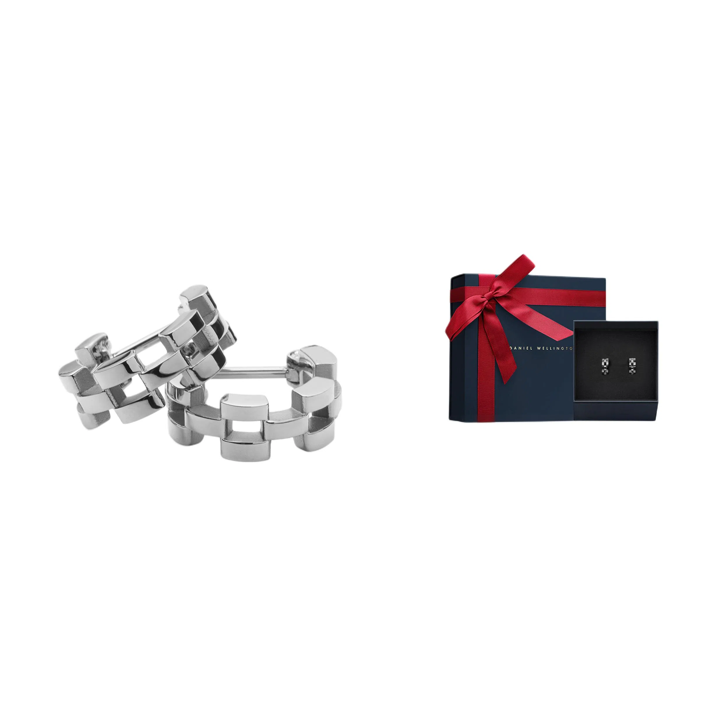 Daniel Wellington Chain Series Silver Earrings