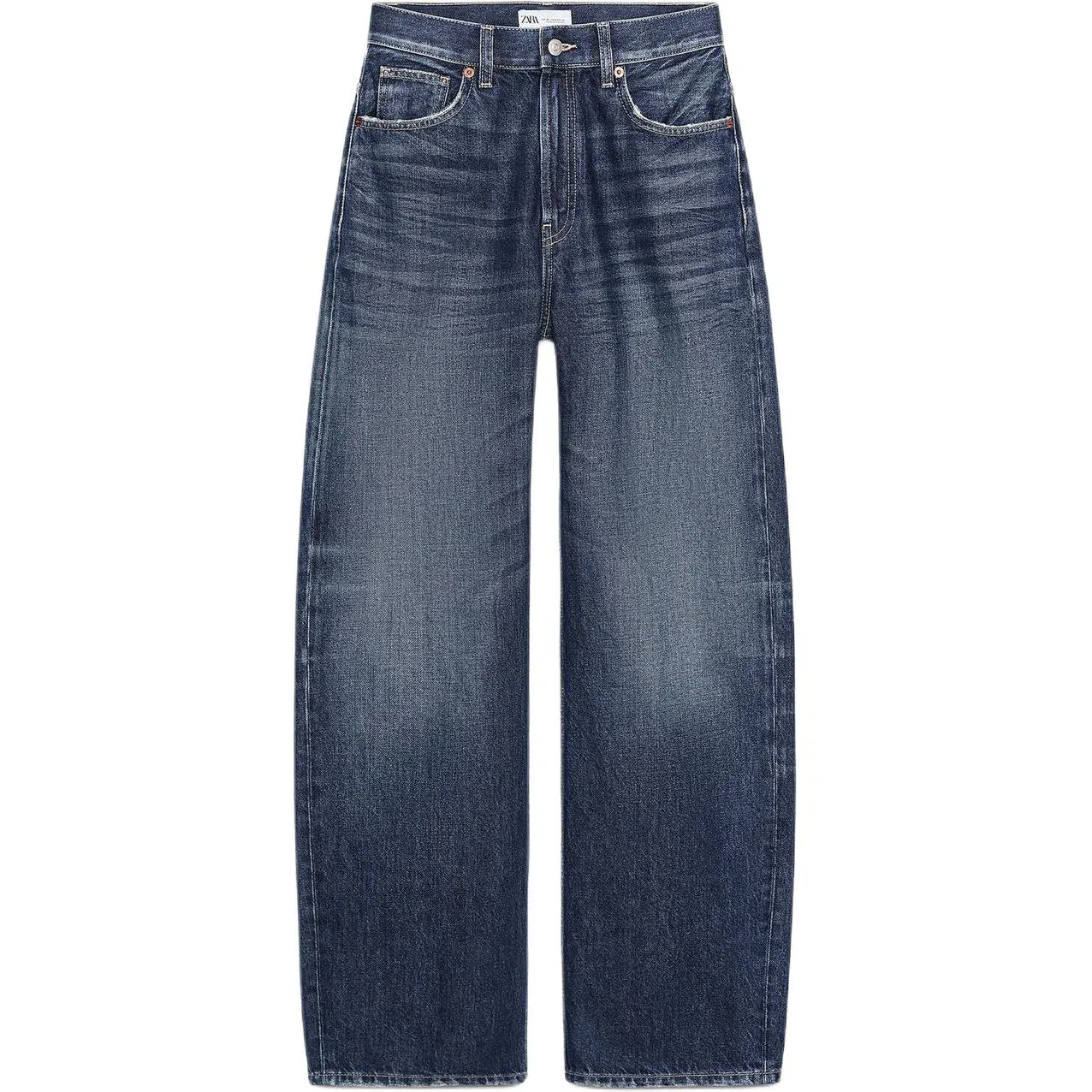 ZARA Trf High Waist Wide Leg Jeans