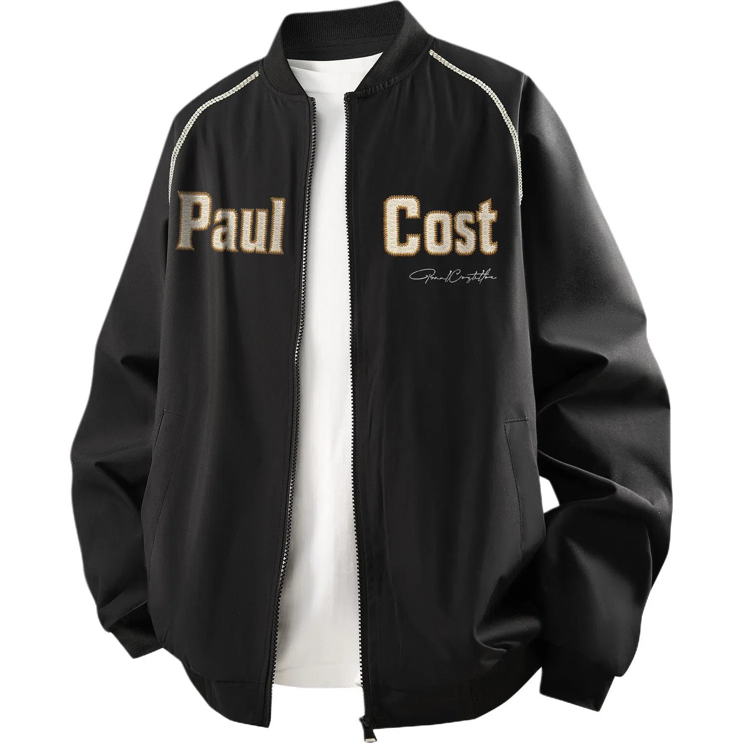 Paul Costelloe Logo Zip Jacket
