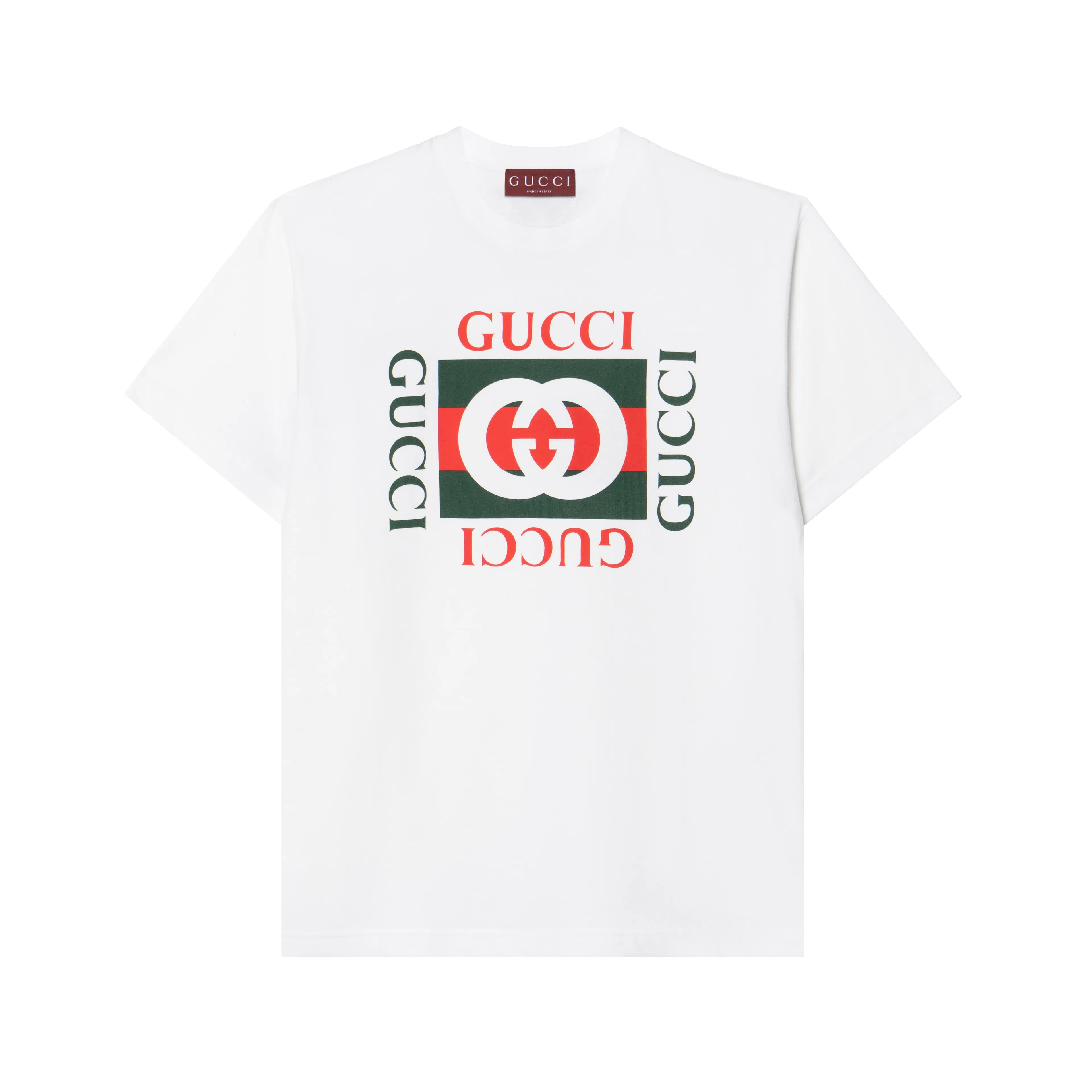 Gucci Logo Print T-Shirt White