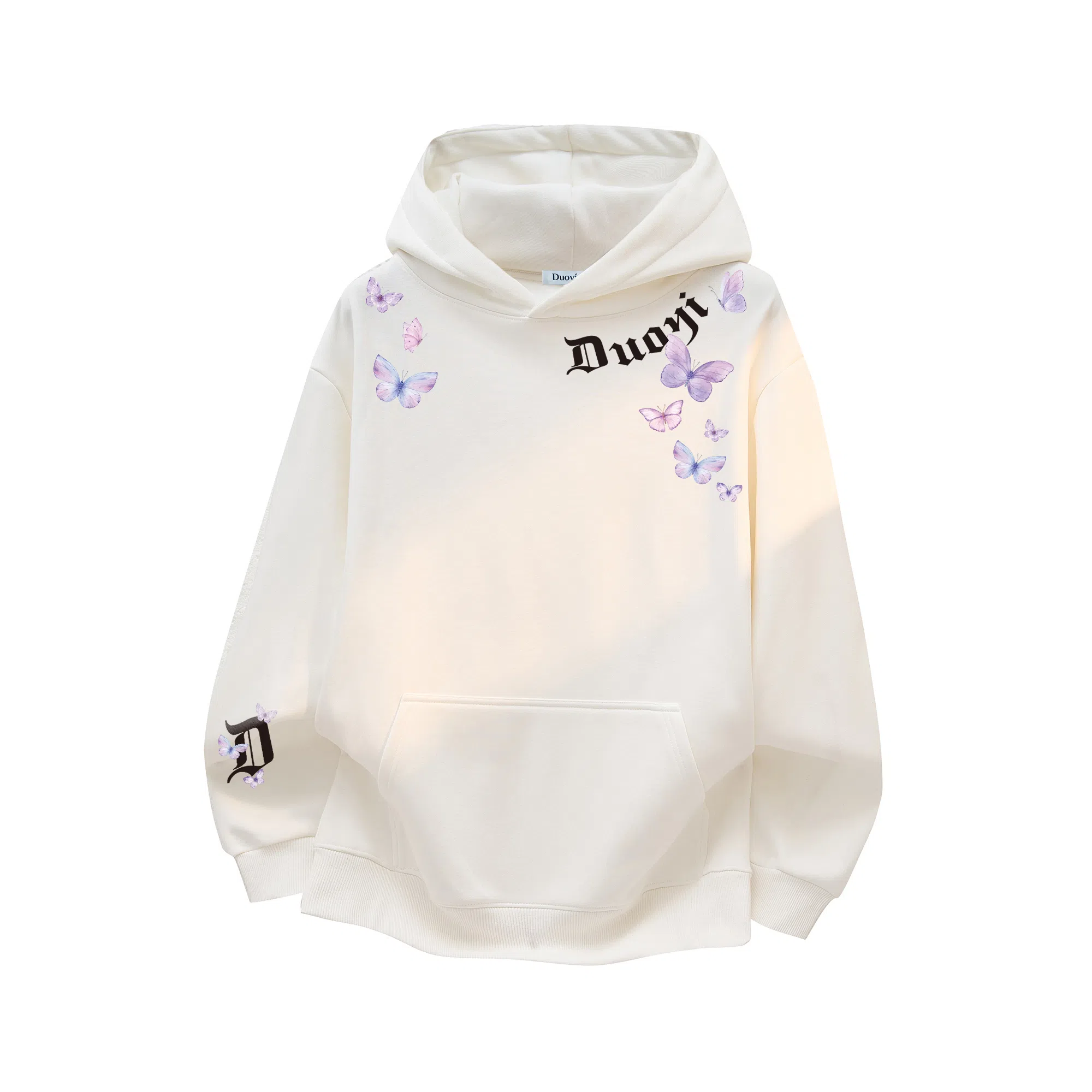 Duoyi Butterfly Logo Hoodie
