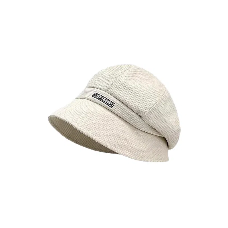 祎步康 韩式秋冬款八角帽纯色显脸小盆帽气质百搭帽 棉 贝雷帽 女款