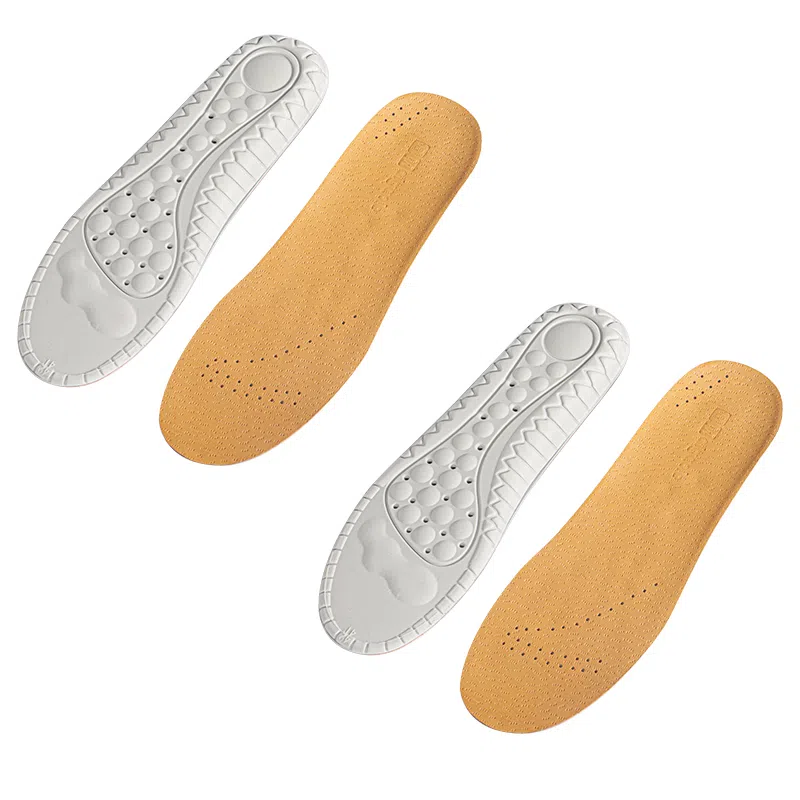 迈高乐 头层羊皮舒适运动减震透气吸汗不臭脚柔韧支撑缓震不累脚 乳胶 鞋垫 男女同款情侣款