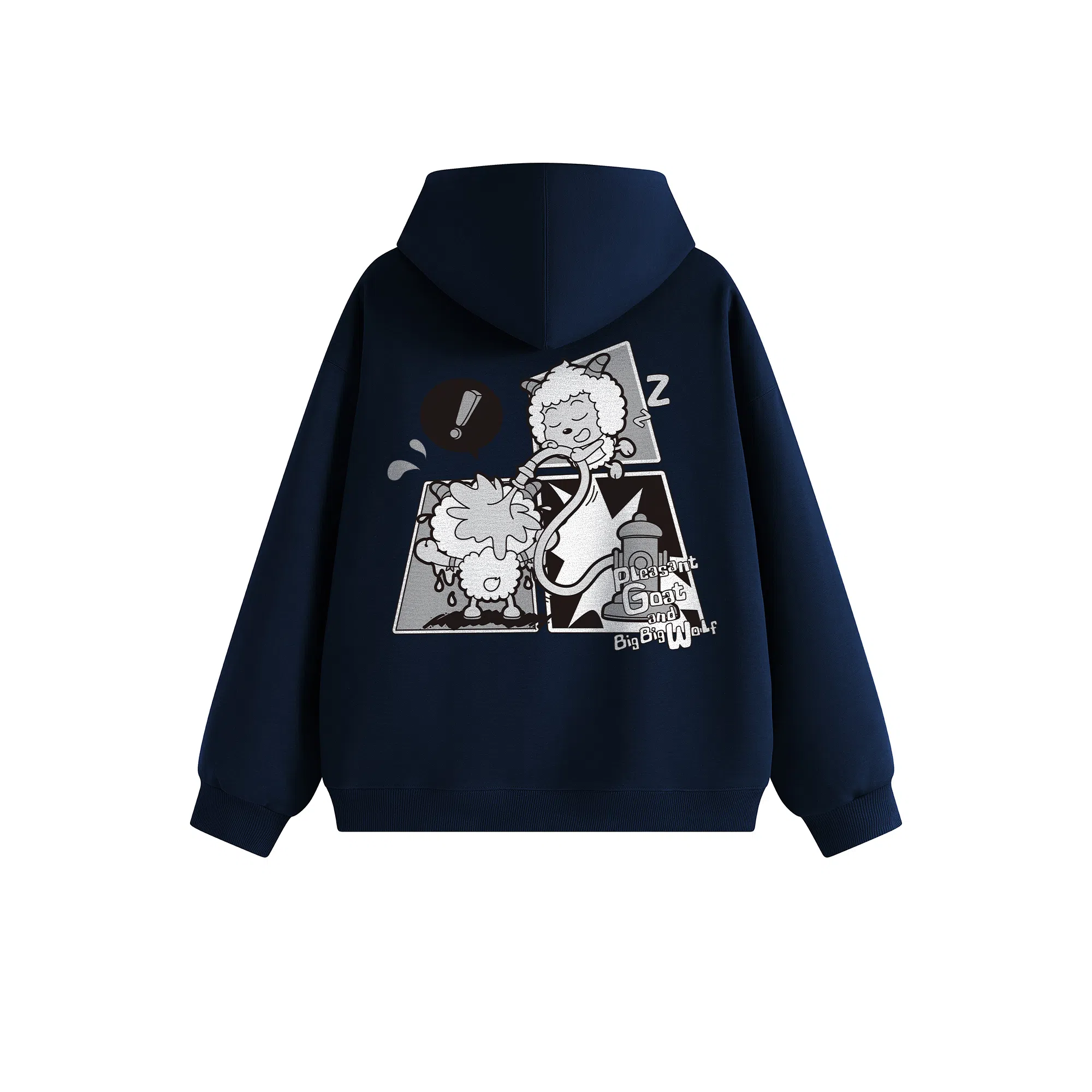 Pleasant Goat and Big Big Wolf Hoodie