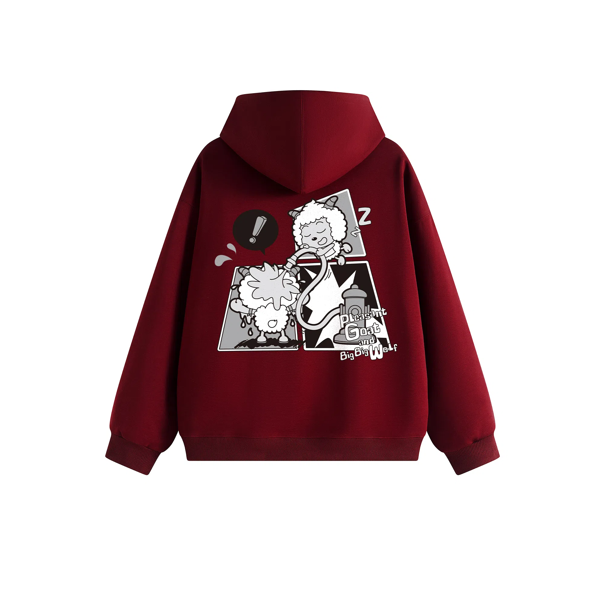 Pleasant Goat and Big Big Wolf Hoodie