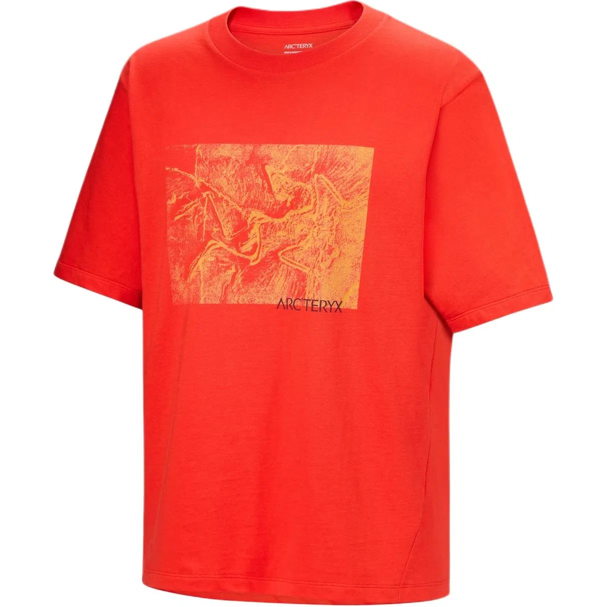 Arcteryx KRAGG SS25 COTTON LITHOGRAPHICA logoT