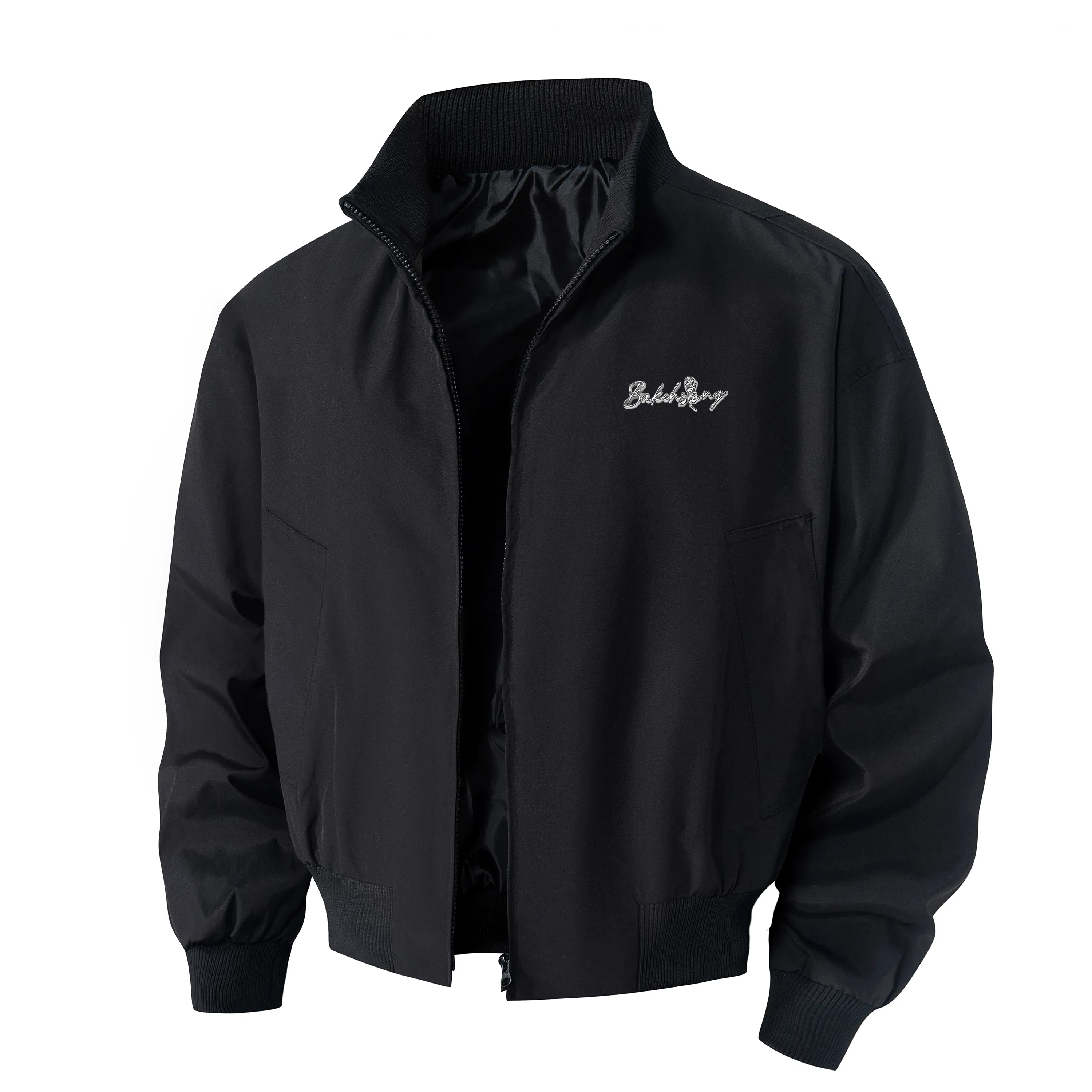 【显肩宽正肩防风防泼水】布客行 美式高街飞行员教练阔形复合短款御寒保暖休闲百搭大码老钱风开衫外套立领工装机车风拉链夹克 男女同款