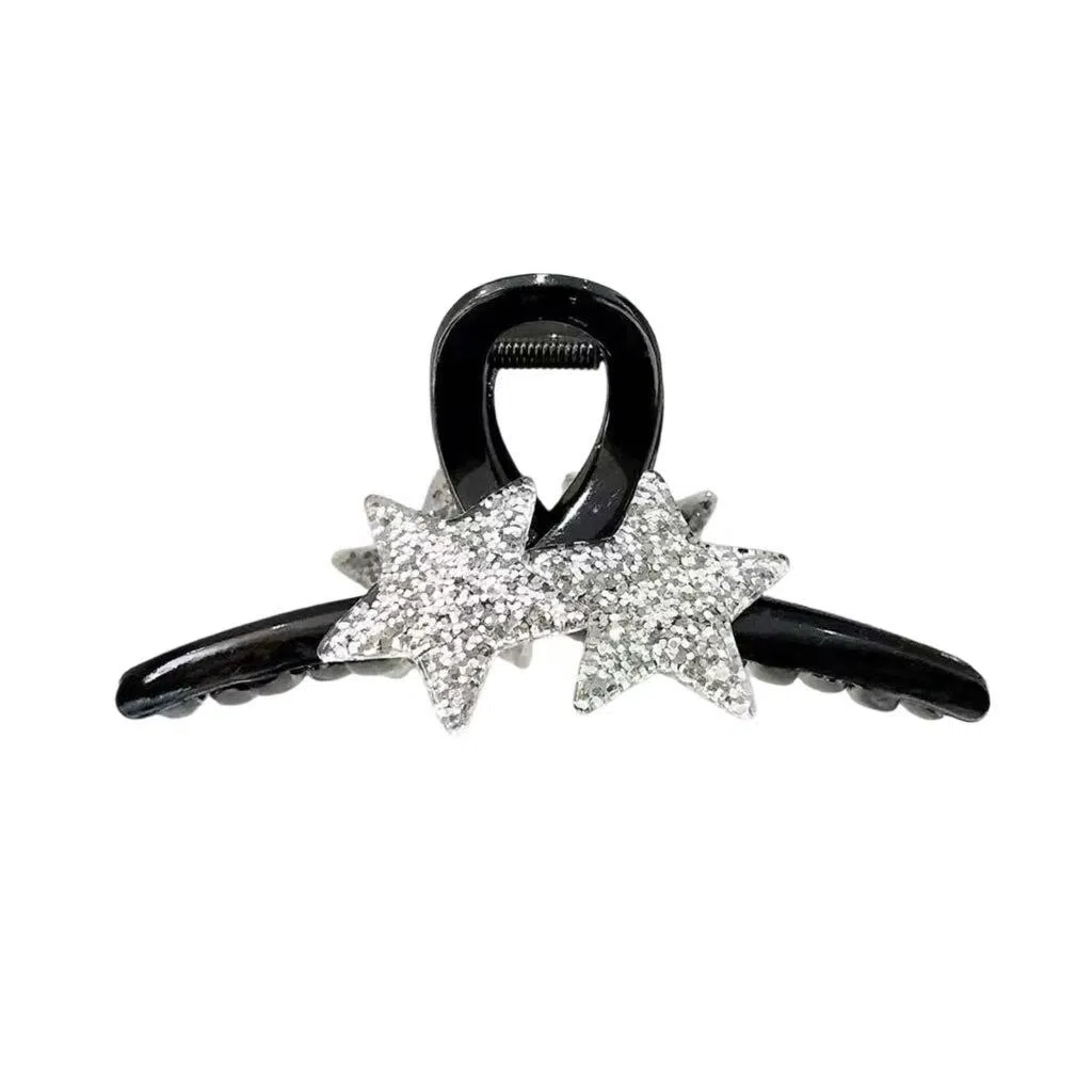 希铃 大气星星高端简约 亚克力 发夹 女款