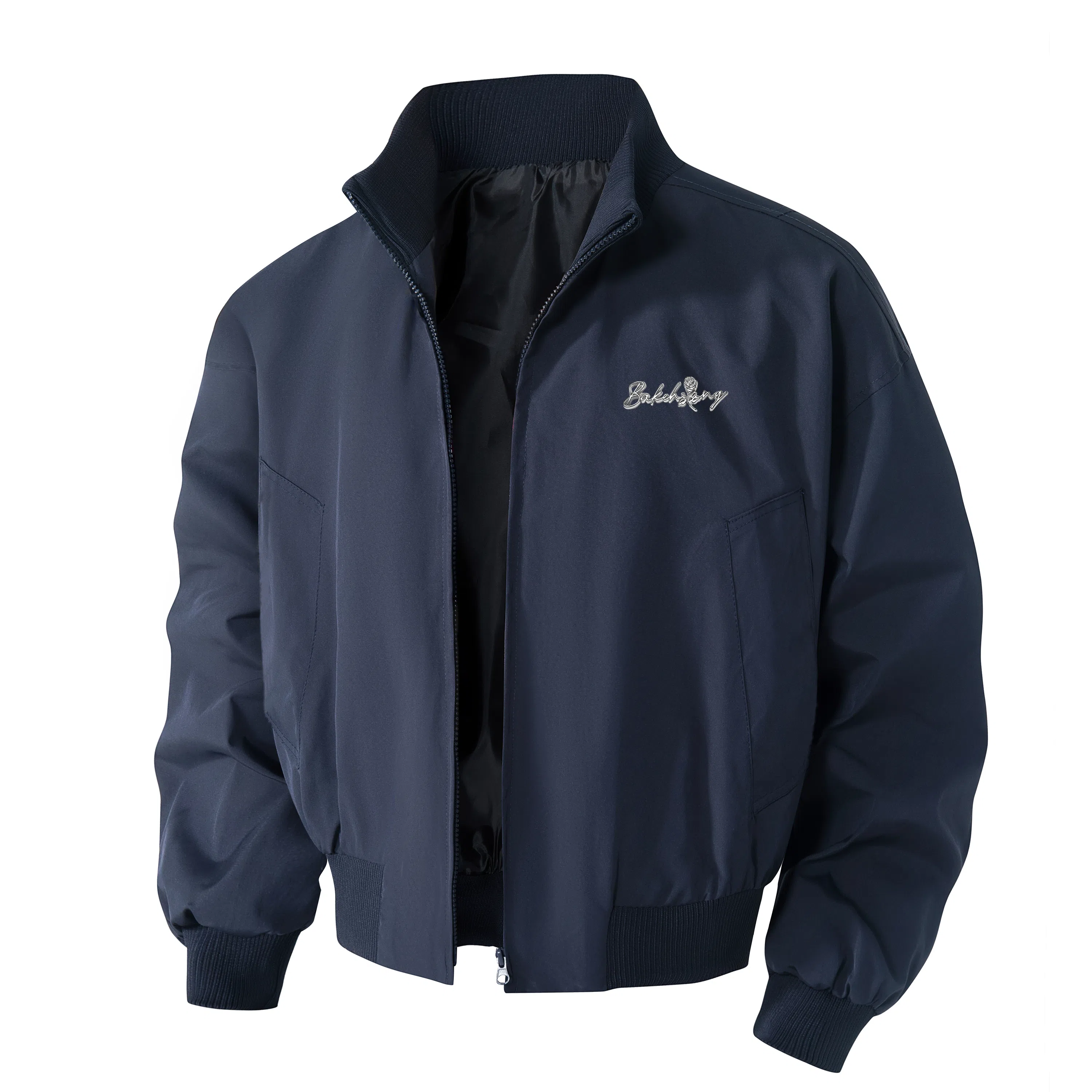 【显肩宽正肩防风防泼水】布客行 美式高街飞行员教练阔形复合短款御寒保暖休闲百搭大码老钱风开衫外套立领工装机车风拉链夹克 男女同款