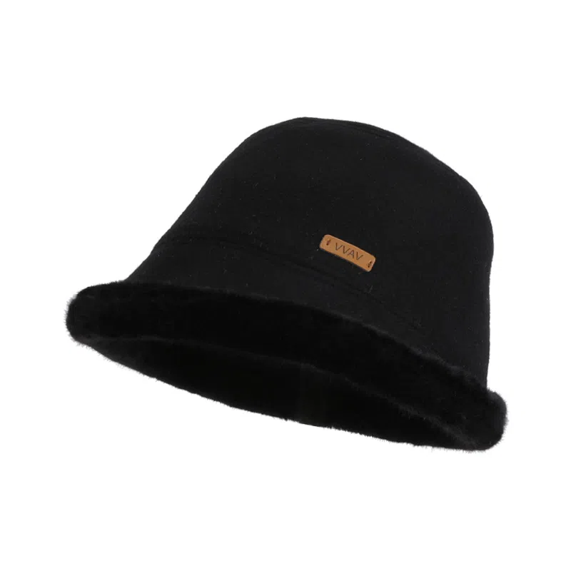 山一丸 韩版防风保暖水桶显脸小百搭护耳 涤纶 帽子 女款