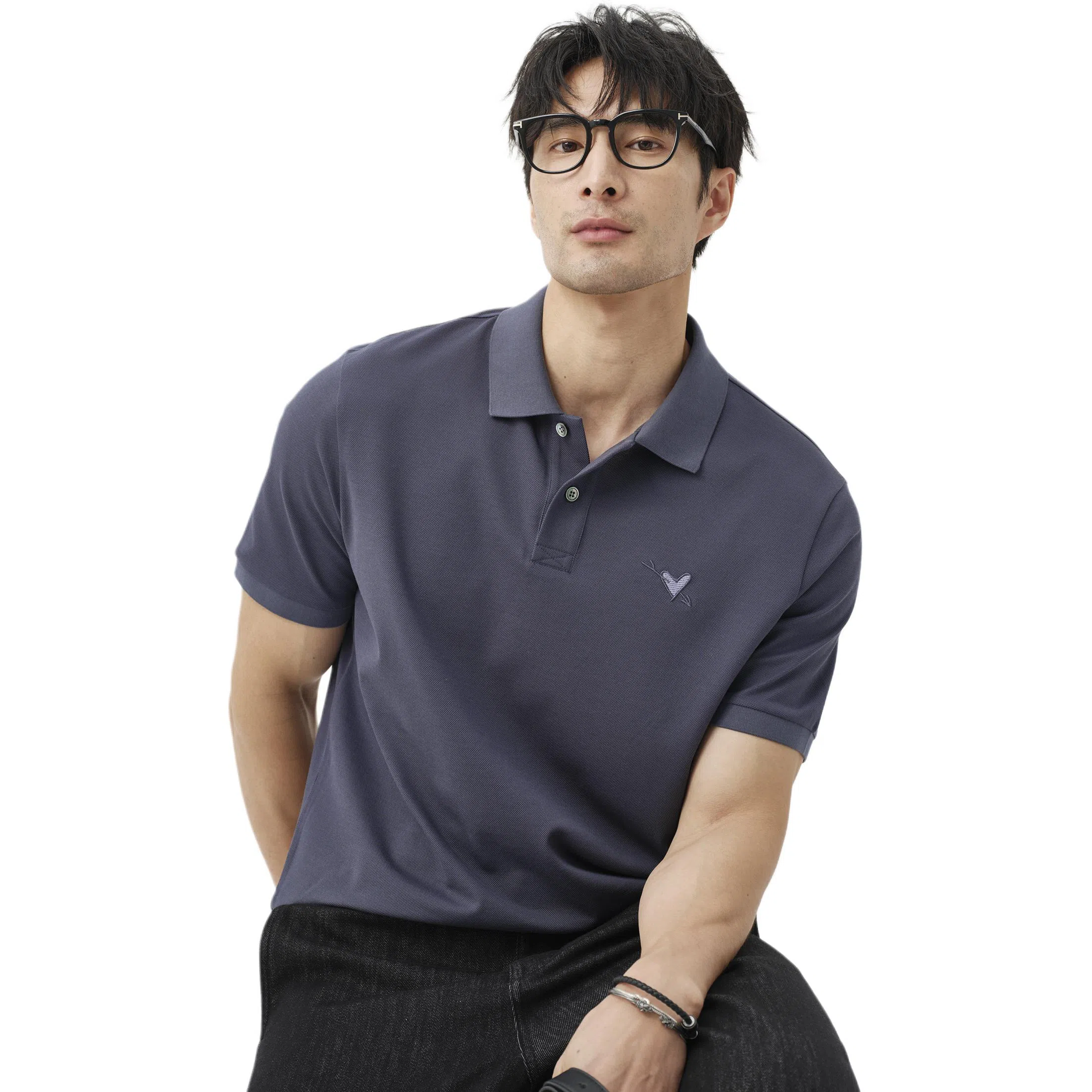 LEZORA Supima Polo
