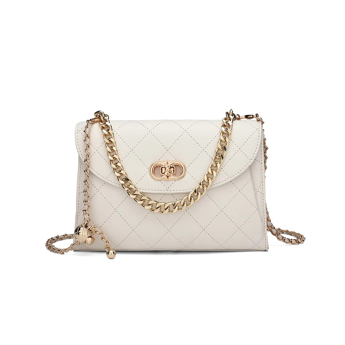 稻草人 法式小香风高颜值精致气质通勤轻便实用 合成革 单肩包 常规 女款 多色