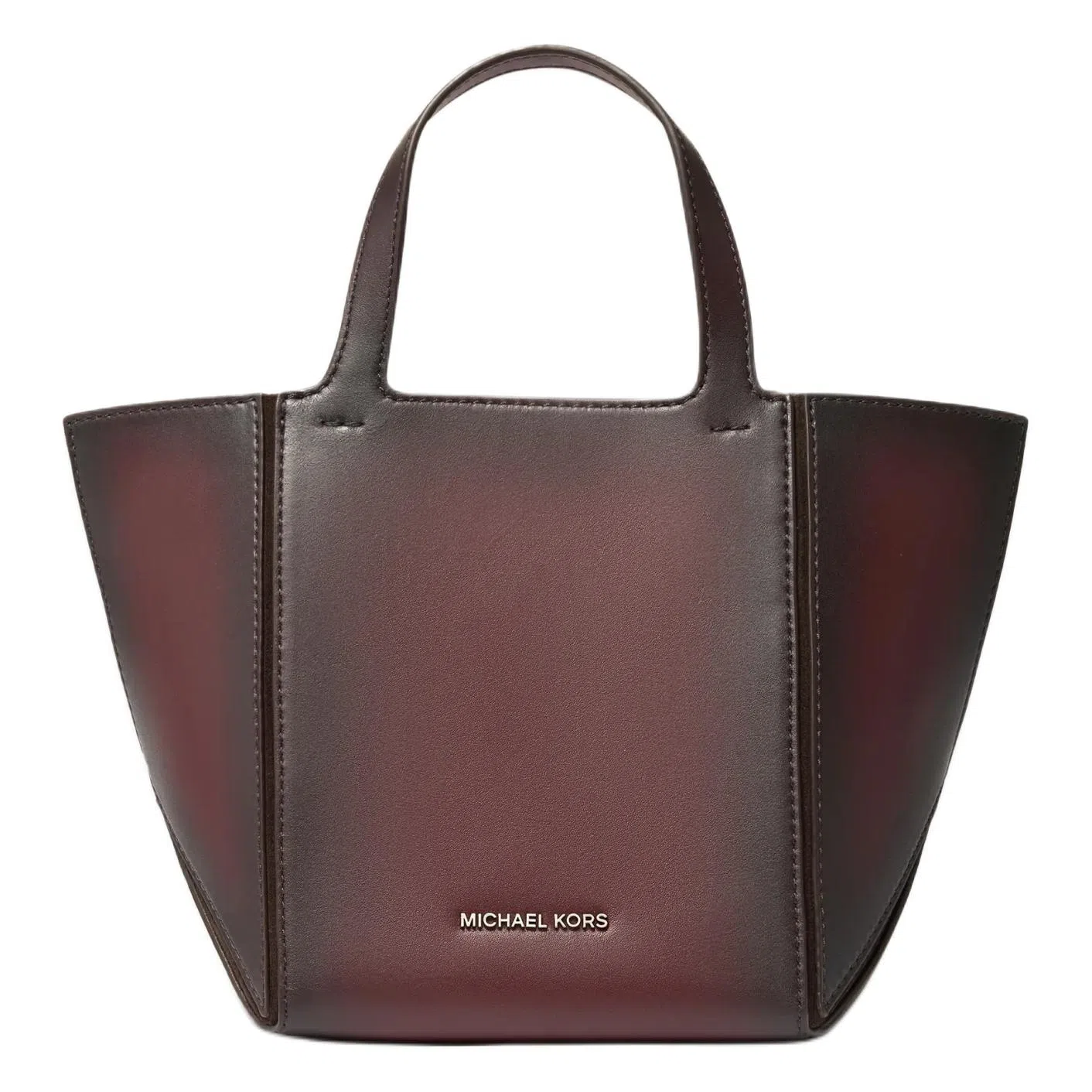 Michael Kors Jordi Tote Bag Small Brown Red