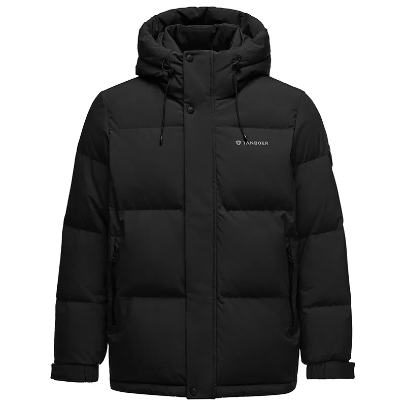 Tambour Bread Short Hooded Down Jacket