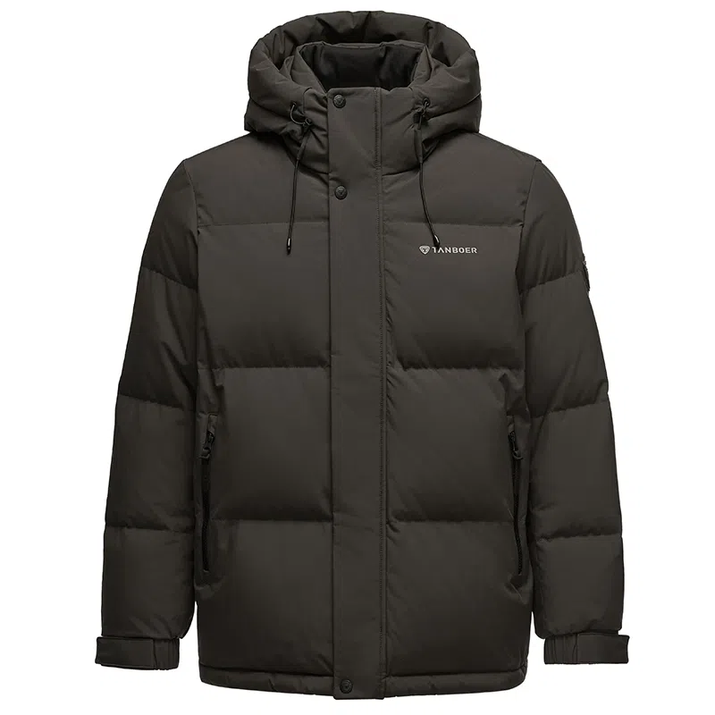 Tambour Bread Short Hooded Down Jacket