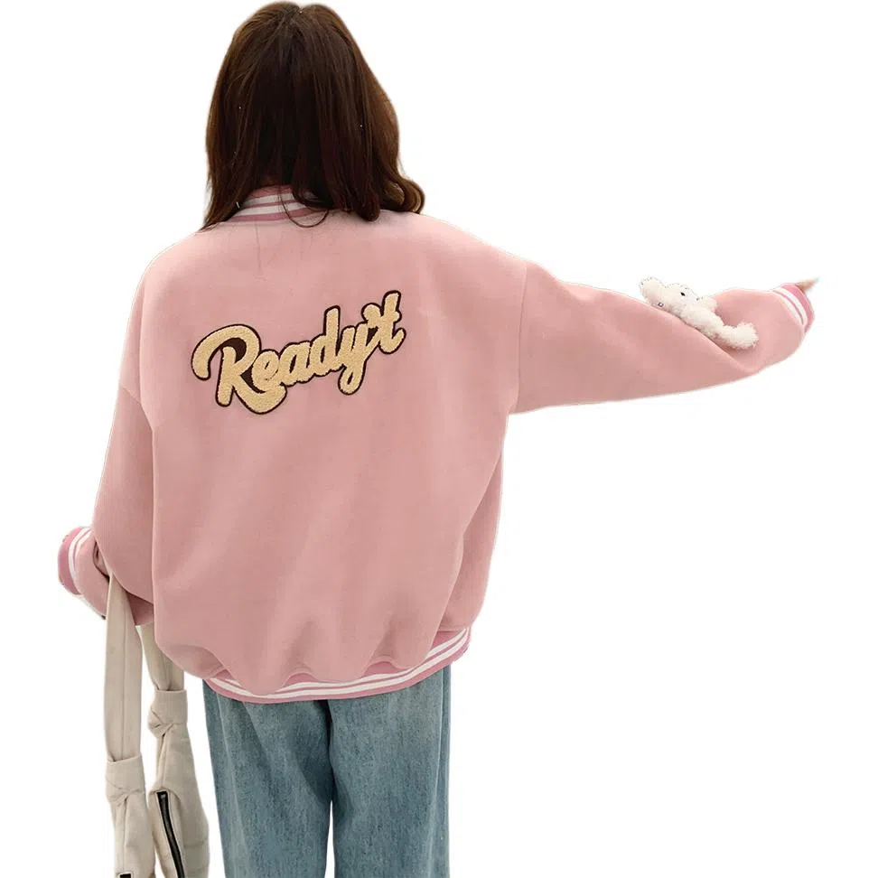 袋鼠 可爱时尚玩偶可盐可甜外套棒球服 女款