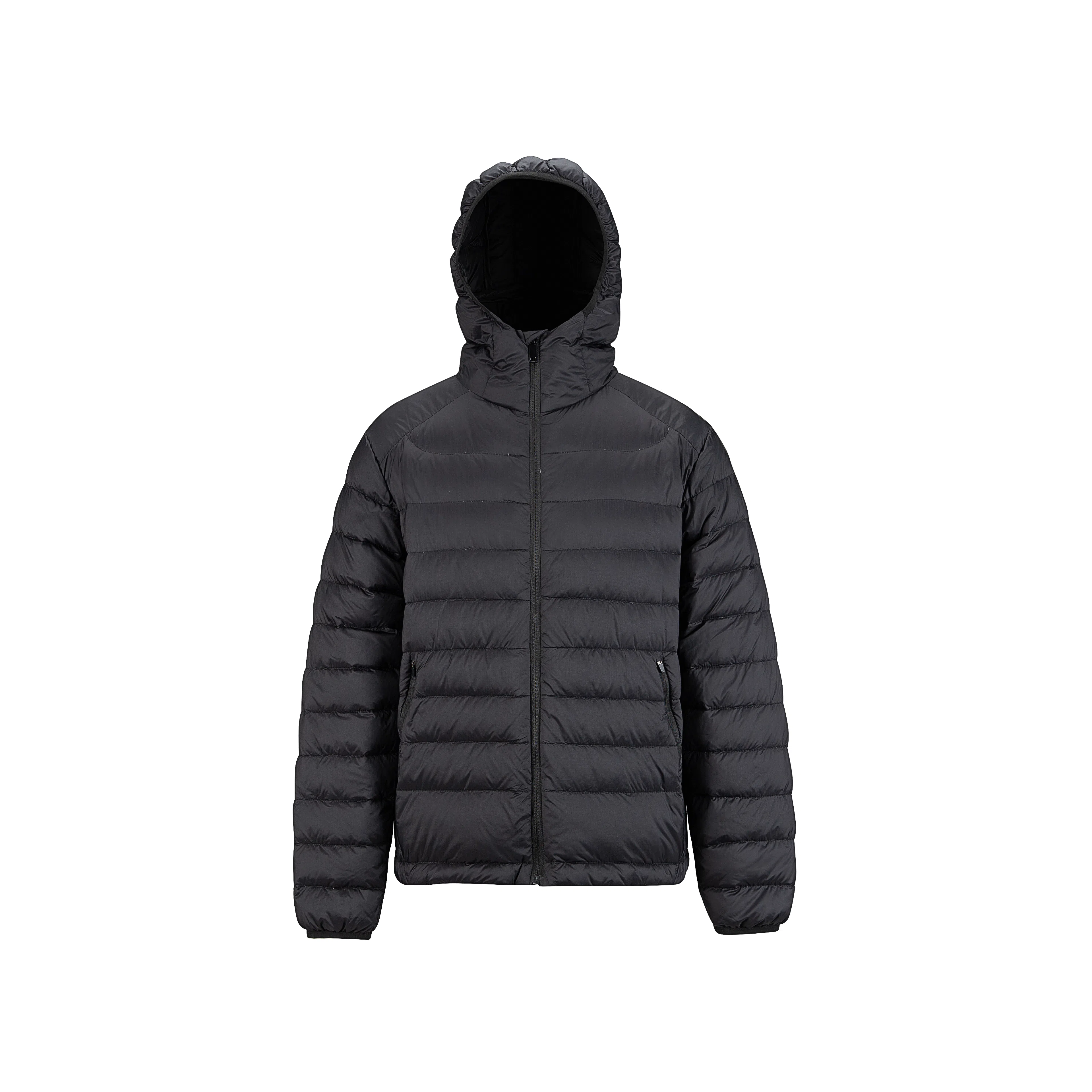 【dme】 潮牌日系重磅休闲百搭复古简约街头户外运动情侣日常拉链纯色连帽港风宽松长袖羽绒服 男女同款