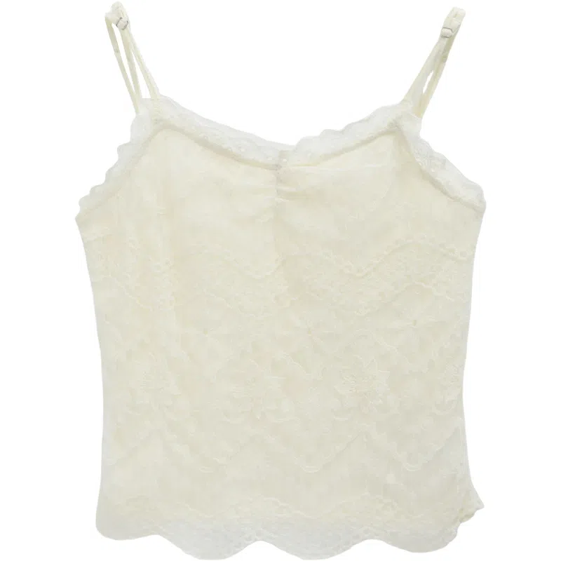 谜秀 修身内搭双层设计法式吊带 女款