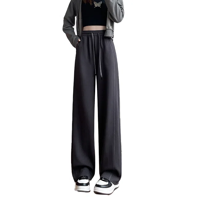 棉购 纯色时尚百搭休闲裤 女款