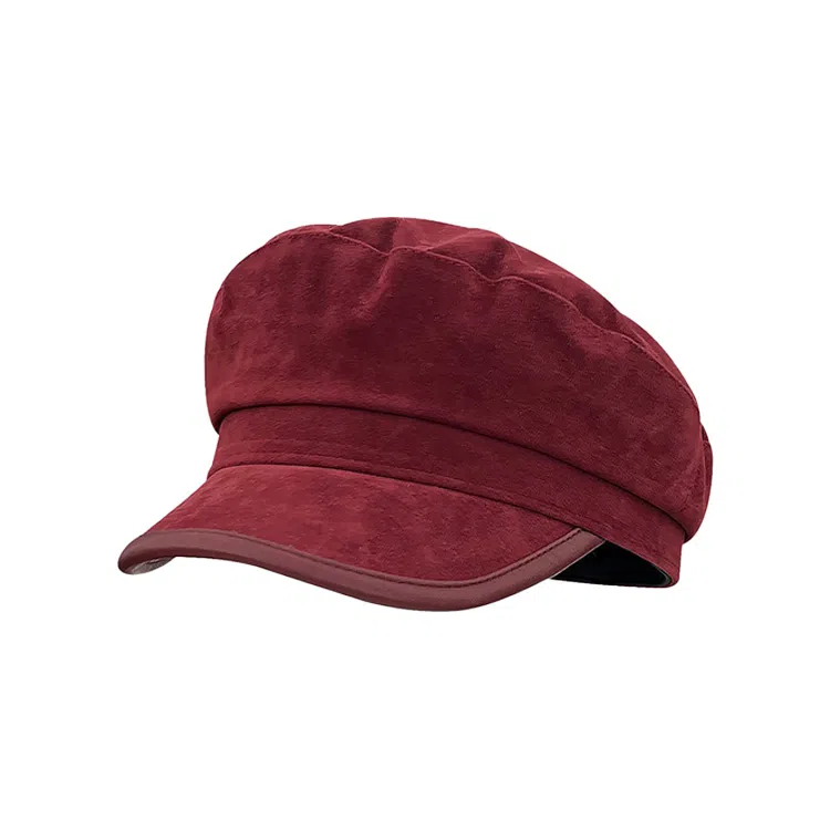 心水好物 复古磨毛麂皮绒画家帽子百搭显脸小报童帽户外休闲出游 棉 贝雷帽 男女同款情侣款