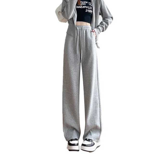 棉购 纯色时尚百搭休闲裤 女款