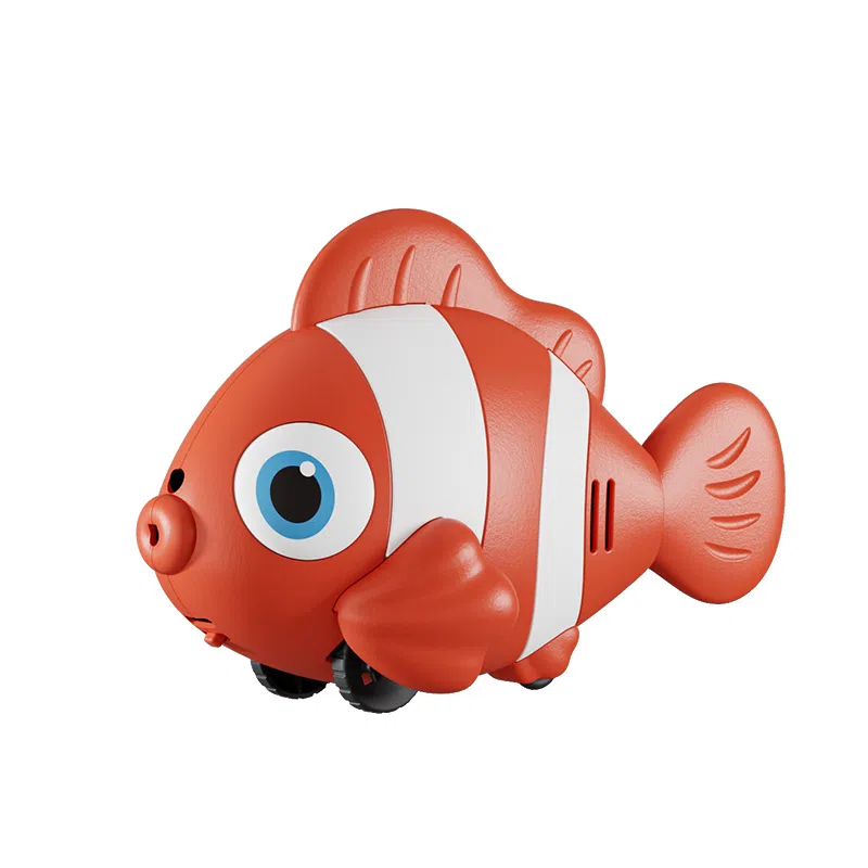 益米 电动小丑鱼 自动避障 益智早教 幼儿学爬玩具