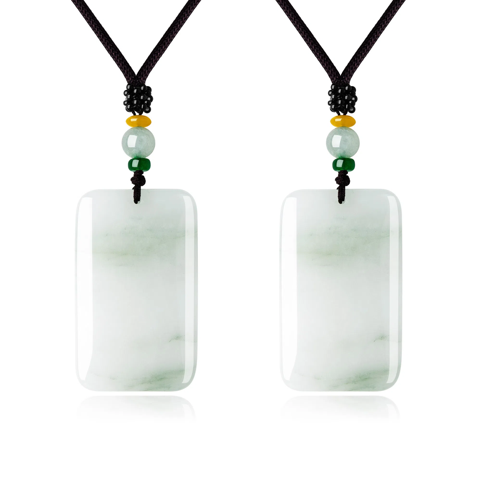 老凤祥 山水无事牌 国风复古小众设计 极简日常通勤百搭 轻奢古典优雅高级感 天山翠 项链 男女同款情侣款