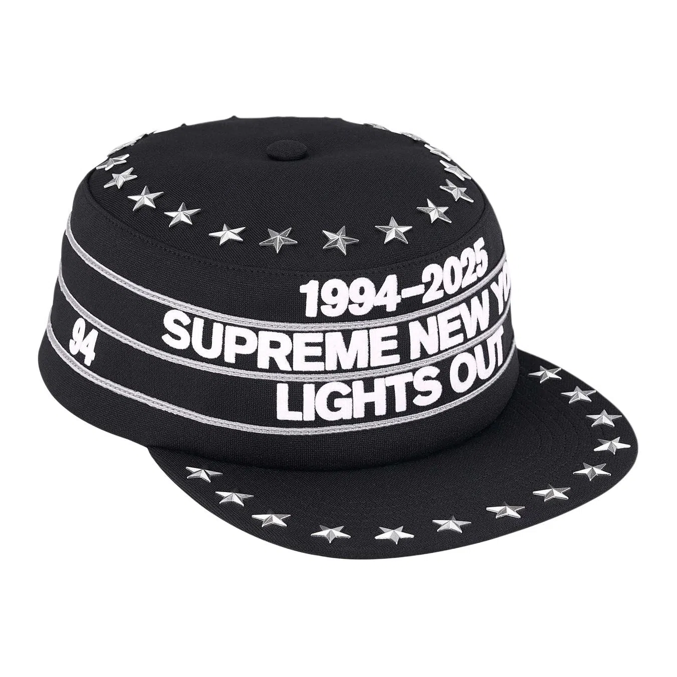 Supreme FW25 WEEK 1 STARS STUDDED PILLBOX HAT