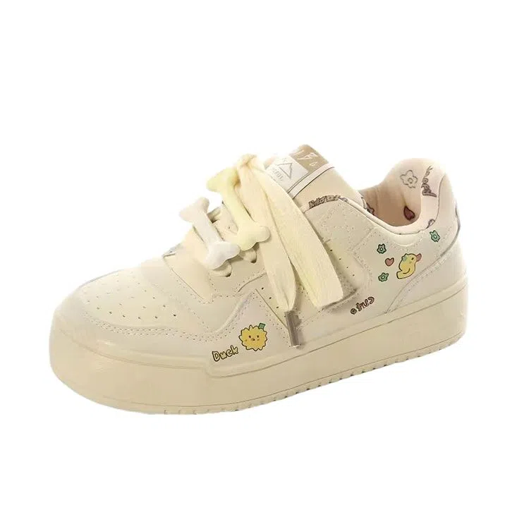 TELENT PU Low Top Platform Sneakers