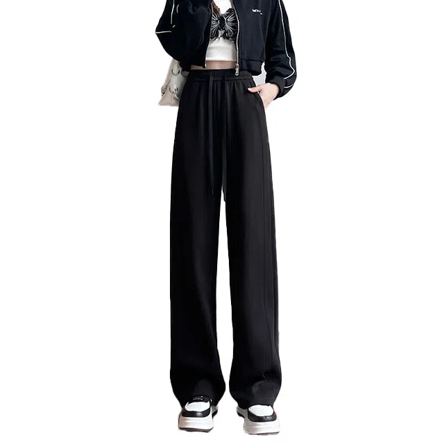 棉购 纯色时尚百搭休闲裤 女款