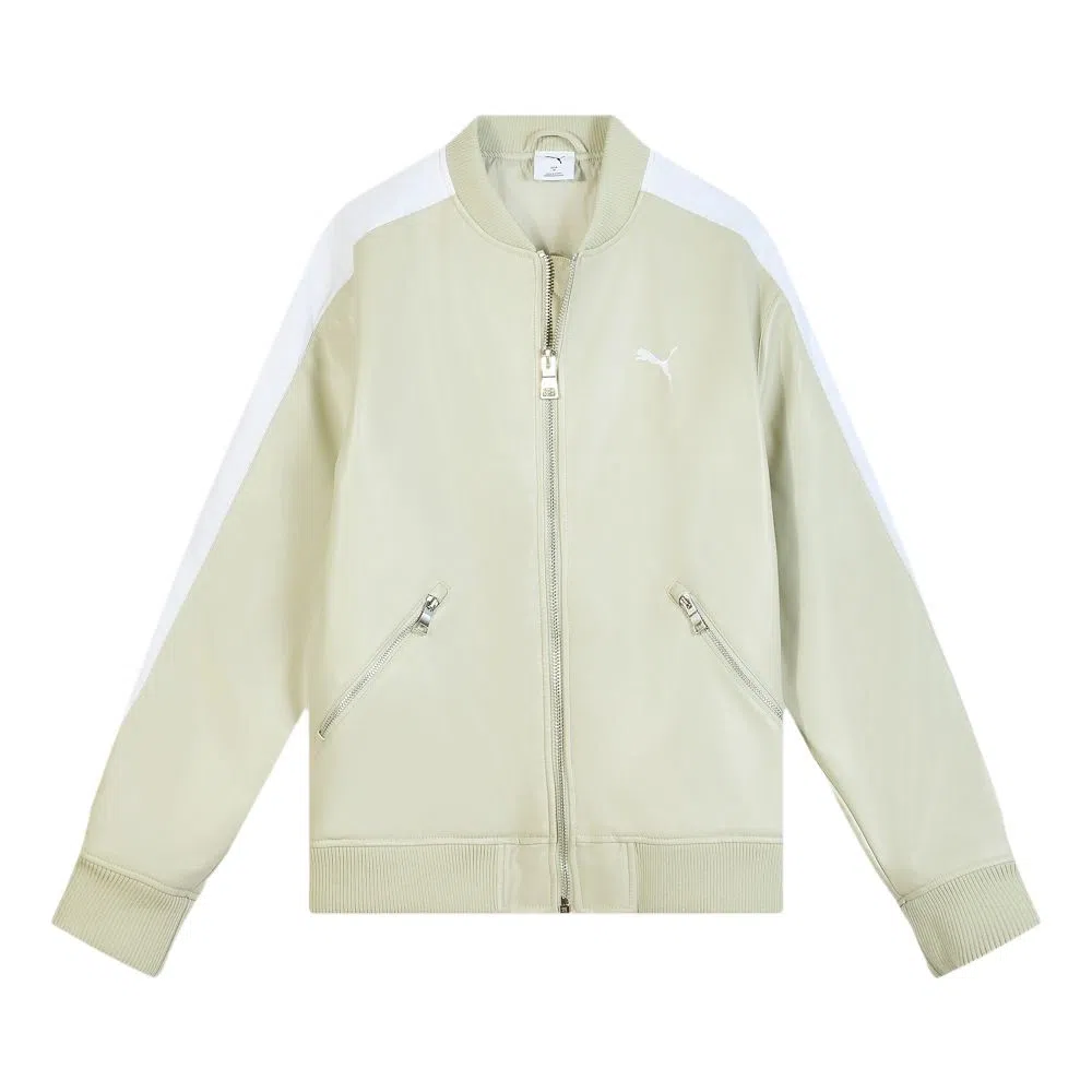 PUMA T7 Pleather BOMBER logo