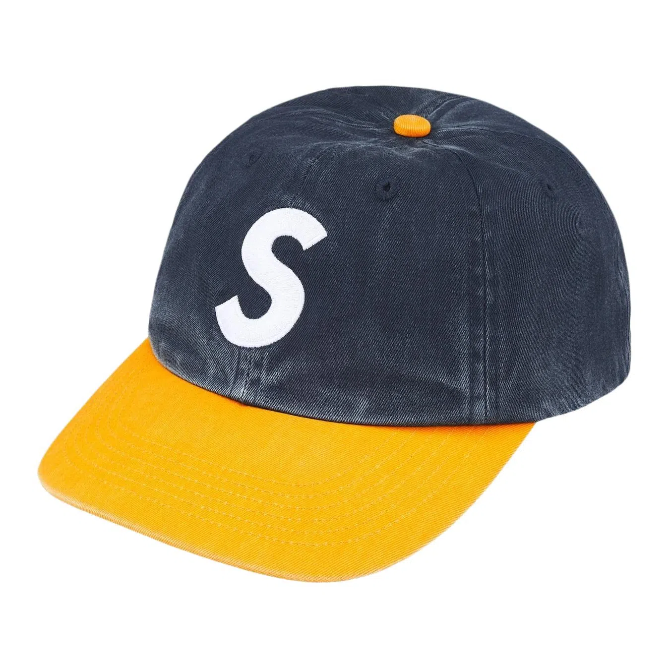 Supreme FW25 Week 1 Pigment Coated 2-Tone S Logo 6-Panel