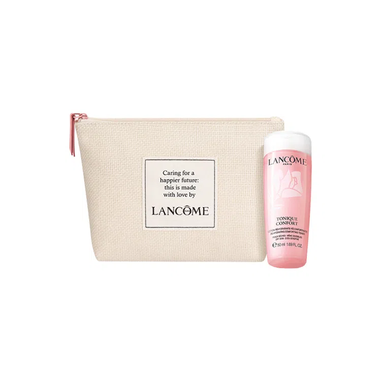 兰蔻 全新大粉水化妆包体验装 舒缓保湿清爽清洁