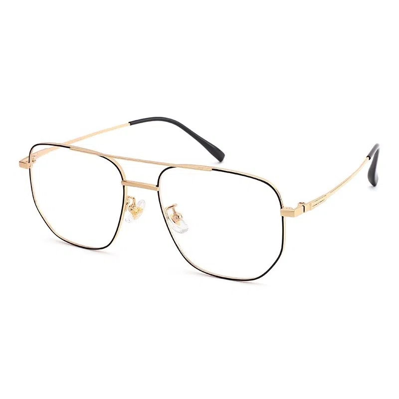 【可配度数】 佐川 时尚双梁眼镜框 超轻复古护目方圆脸显脸小 飞行员式 光学镜架 男女同款情侣款