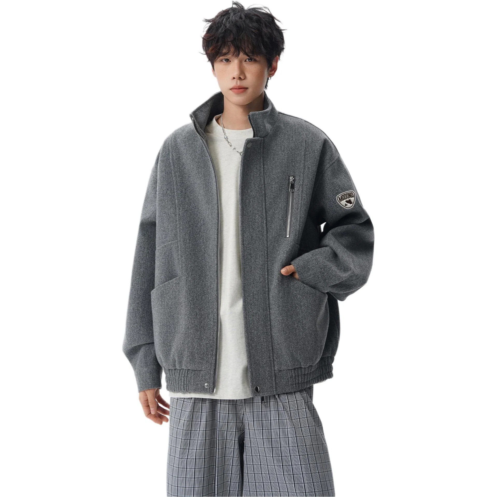 MADONA Deconstructed Multi-Pocket Wool Coat