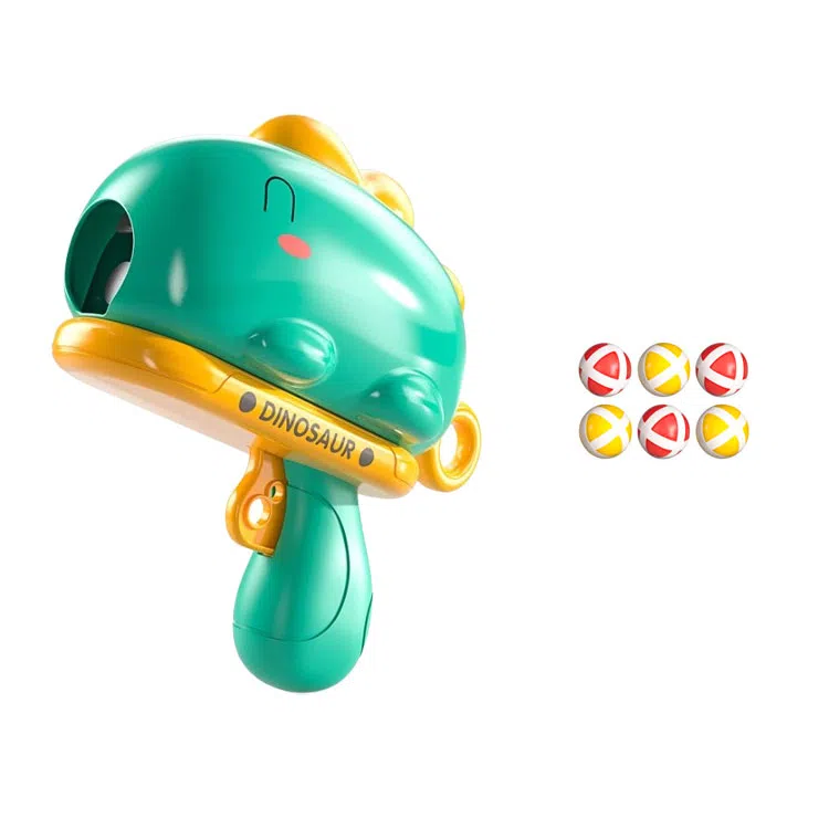 贝贝家 恐龙球球枪标靶弹射粘粘球 飞镖射击射箭类