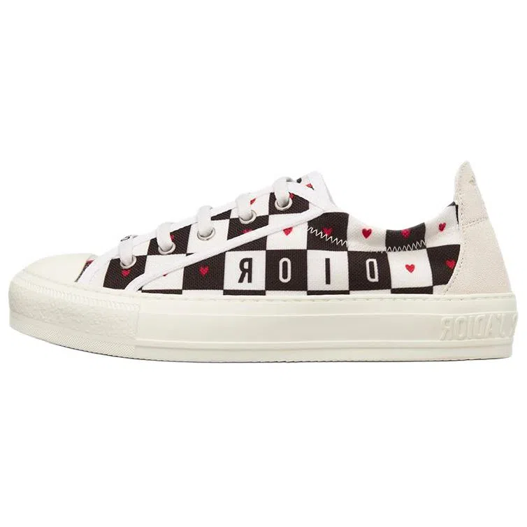 Dior Walk'n Dior Low Top Sneakers White Black Red