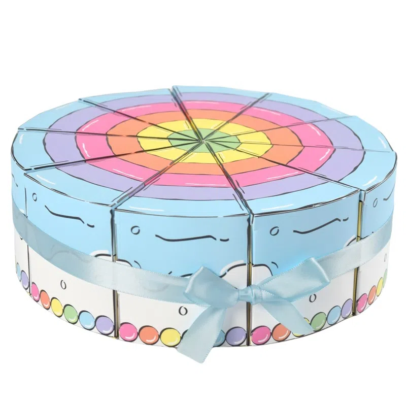 公主恋人 可爱创意三角形蛋糕形状 派对包装盒 其他手工制作