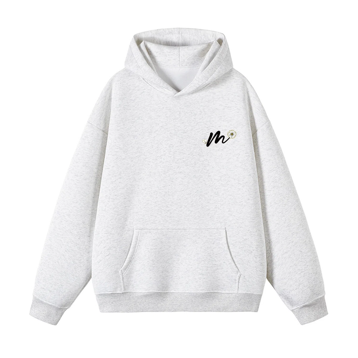 棉基因 早秋男生帽子高街职场清新简约学生潮牌经典国潮辣妹韩系女痞帅青少年穿搭复古潮男装户外通勤慵懒风基础款打底连帽卫衣 男女同款