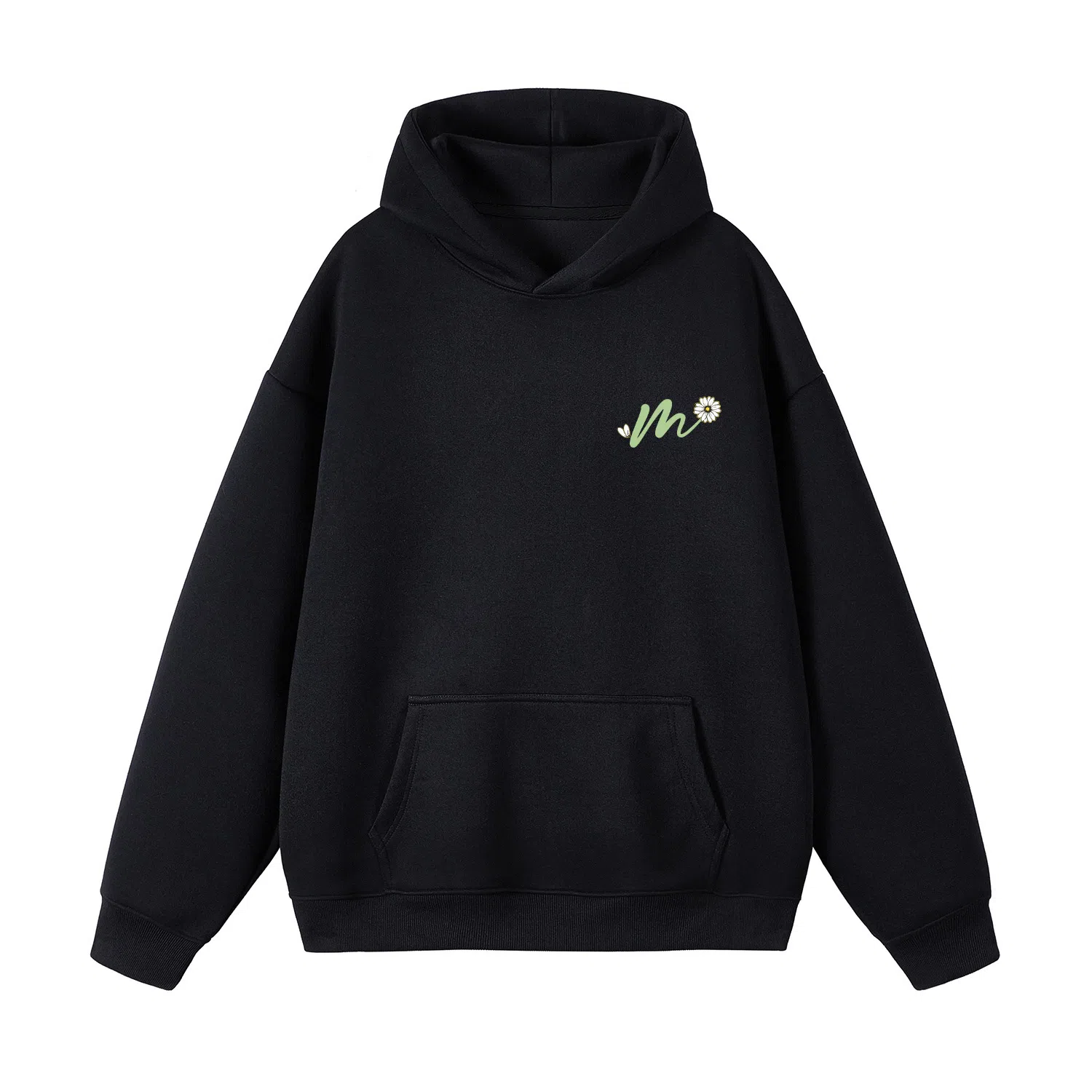 棉基因 早秋男生帽子高街职场清新简约学生潮牌经典国潮辣妹韩系女痞帅青少年穿搭复古潮男装户外通勤慵懒风基础款打底连帽卫衣 男女同款