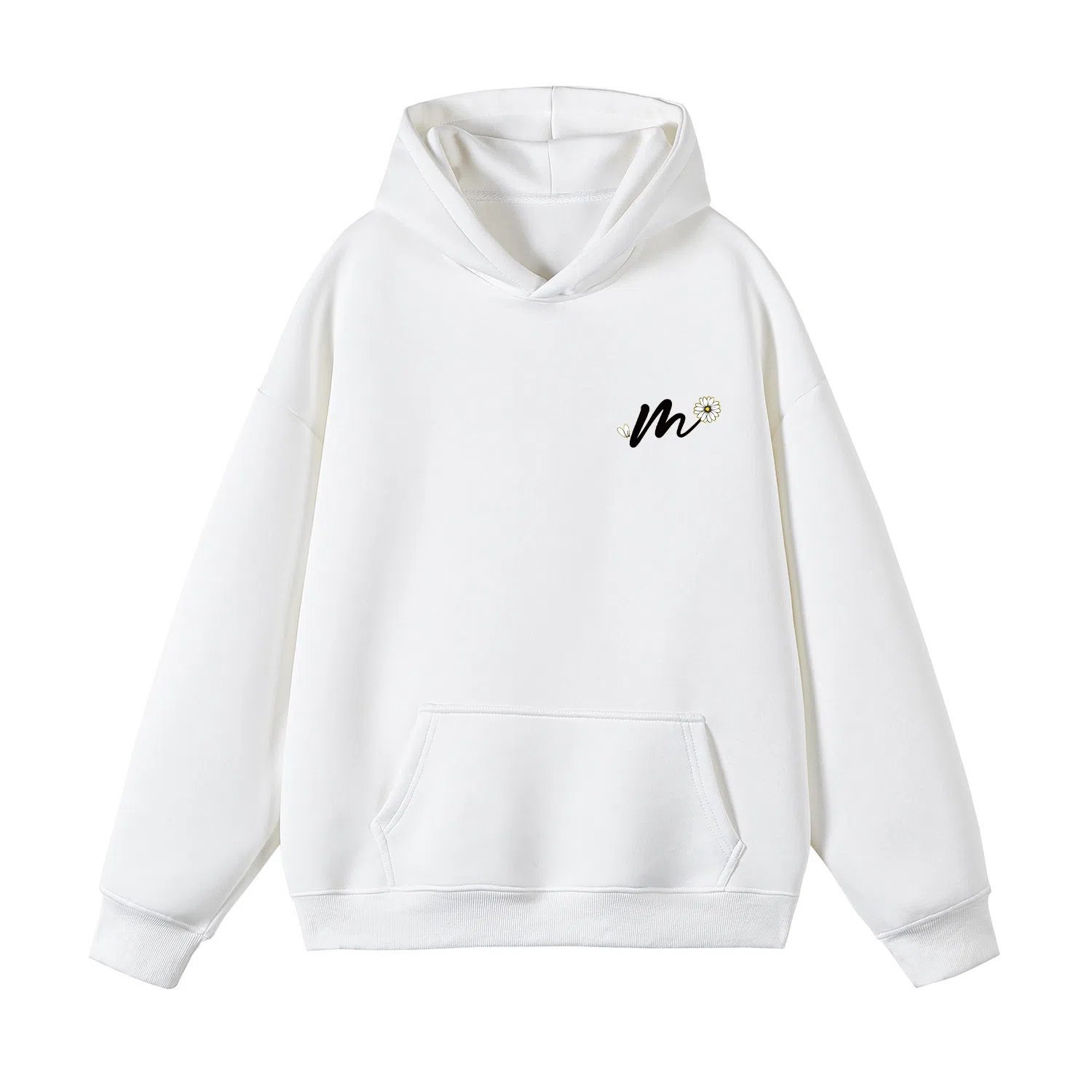 棉基因 早秋男生帽子高街职场清新简约学生潮牌经典国潮辣妹韩系女痞帅青少年穿搭复古潮男装户外通勤慵懒风基础款打底连帽卫衣 男女同款