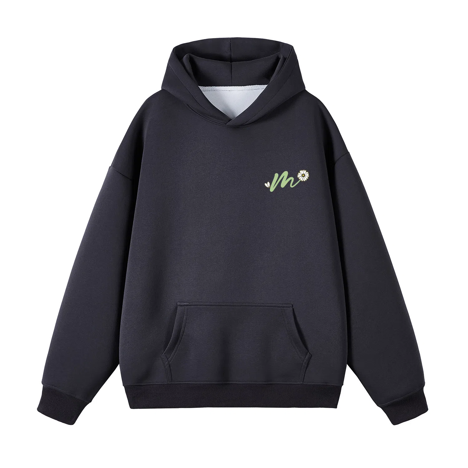 棉基因 早秋男生帽子高街职场清新简约学生潮牌经典国潮辣妹韩系女痞帅青少年穿搭复古潮男装户外通勤慵懒风基础款打底连帽卫衣 男女同款