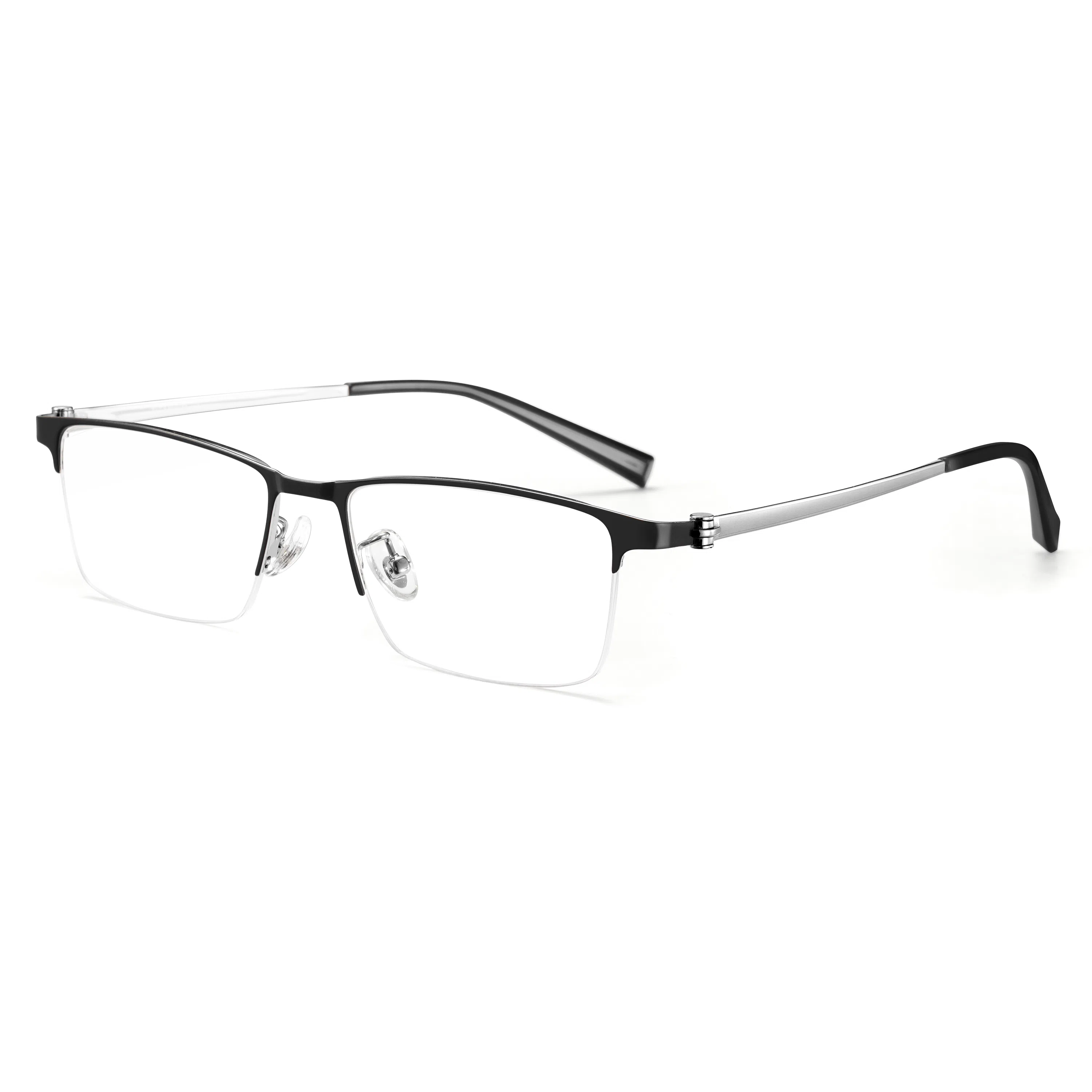 苍木优品 超轻近视商务半框专业 合金β钛 眉毛框/眉线框 光学镜架 男款