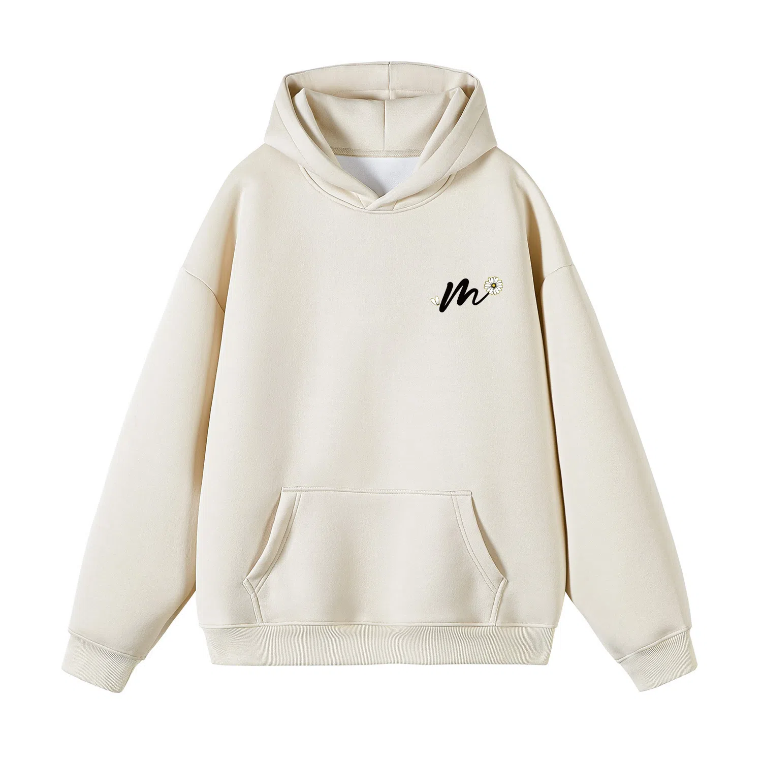 棉基因 早秋男生帽子高街职场清新简约学生潮牌经典国潮辣妹韩系女痞帅青少年穿搭复古潮男装户外通勤慵懒风基础款打底连帽卫衣 男女同款