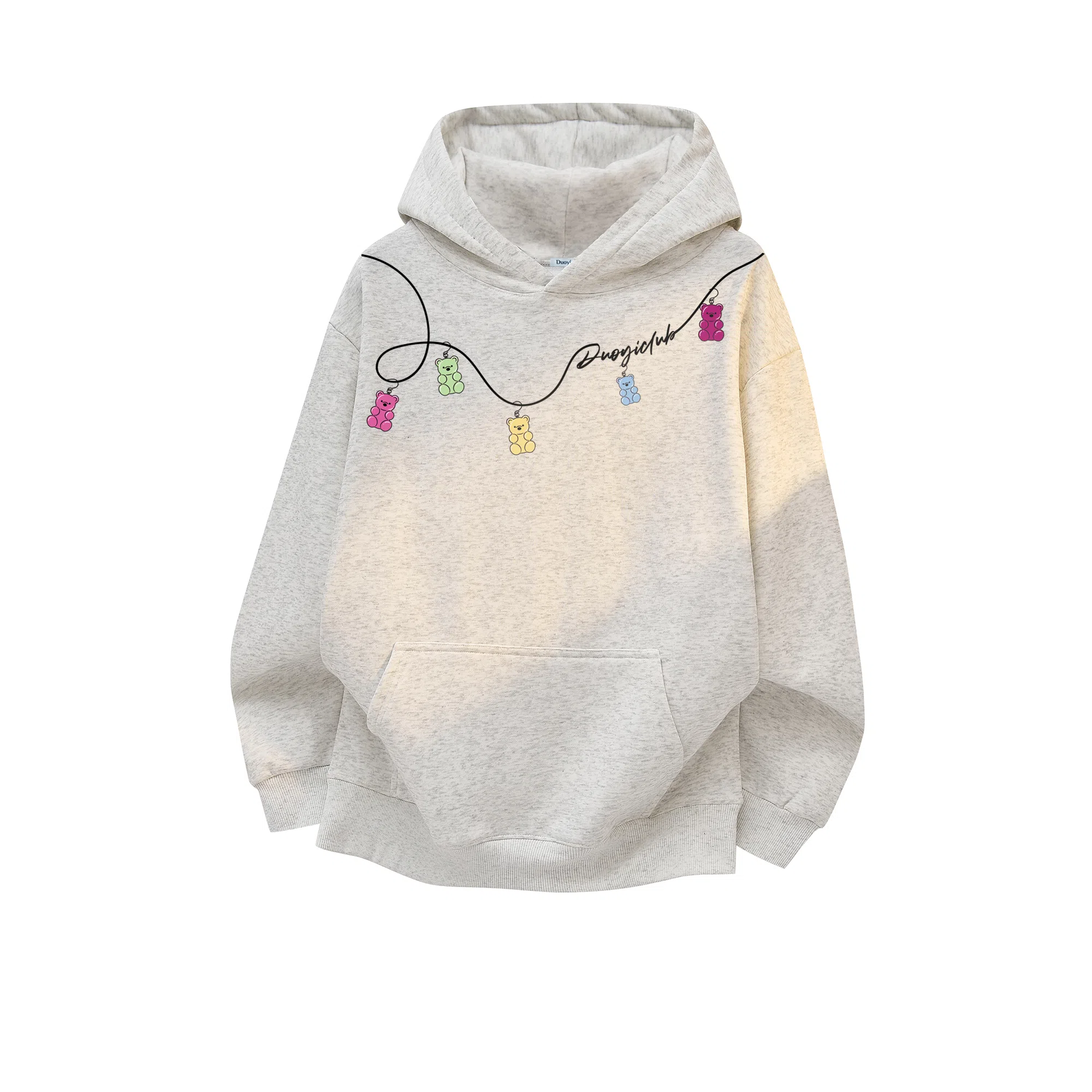 Duoyi Bear Logo Hoodie