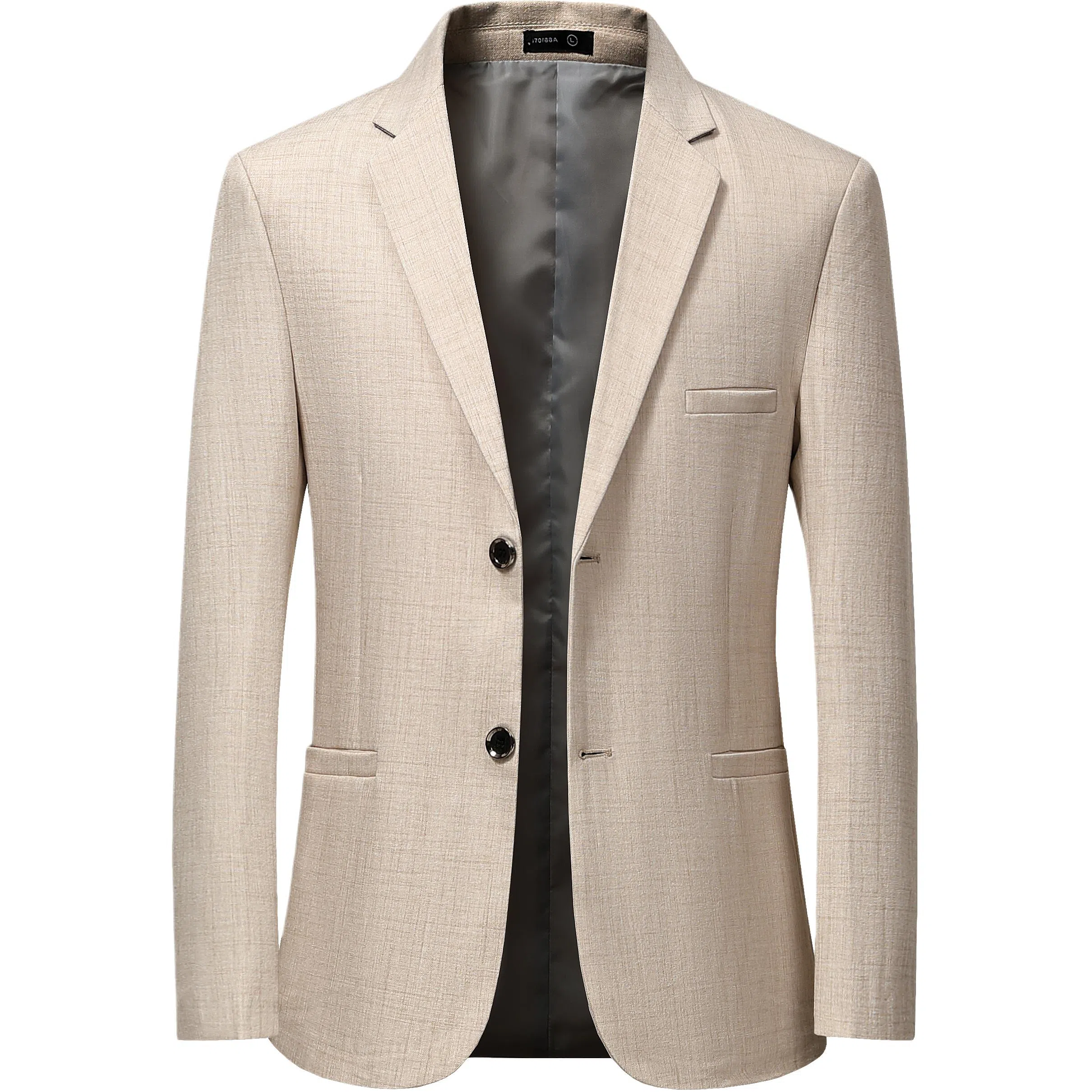 老爷车 男装秋季时尚百搭洋气高级感贵气纯色商务外套西装 男款